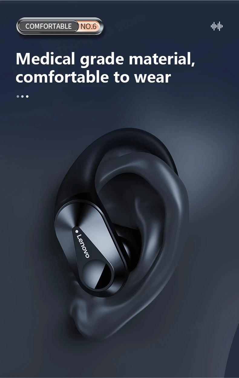 Lenovo LP75 TWS Bluetooth 53 Headphones - Wireless LED Display Noise Reduction Waterproof