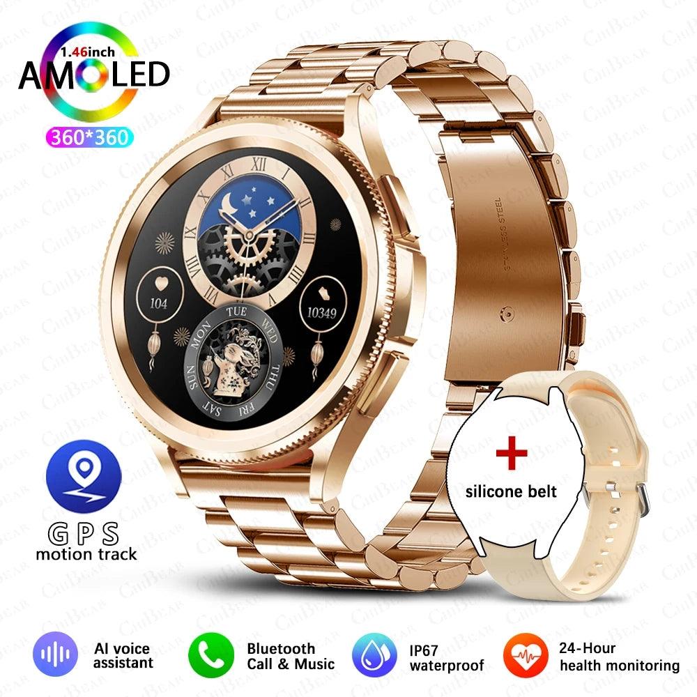 Samsung Galaxy Watch6 Classic - Waterproof GPS Smartwatch with Bluetooth Call  Health Tracking