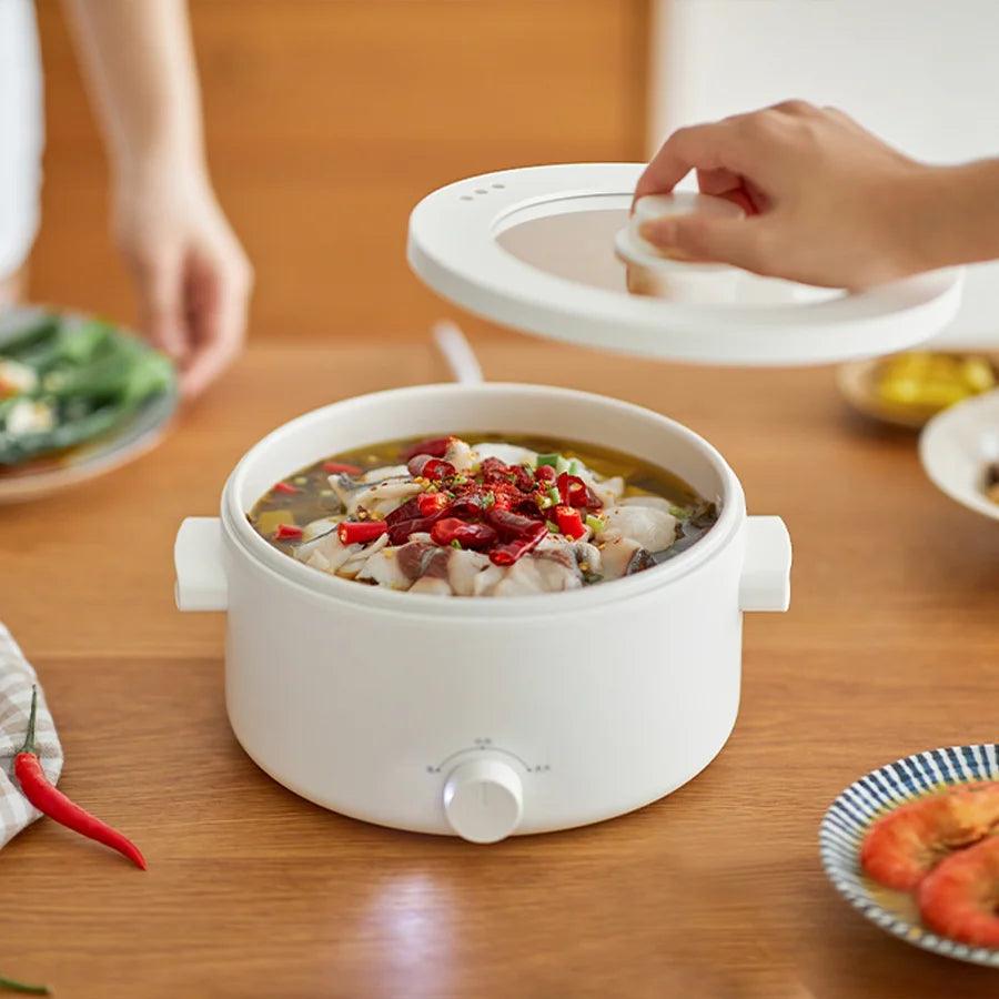 3L Electric Hotpot Cooker - Multi-functional Steaming  Cooking Appliance