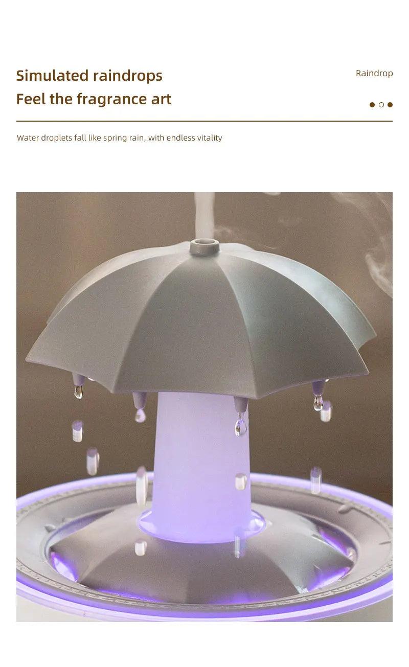 Creative Raindrop Humidifier  Aroma Diffuser with Colorful Light