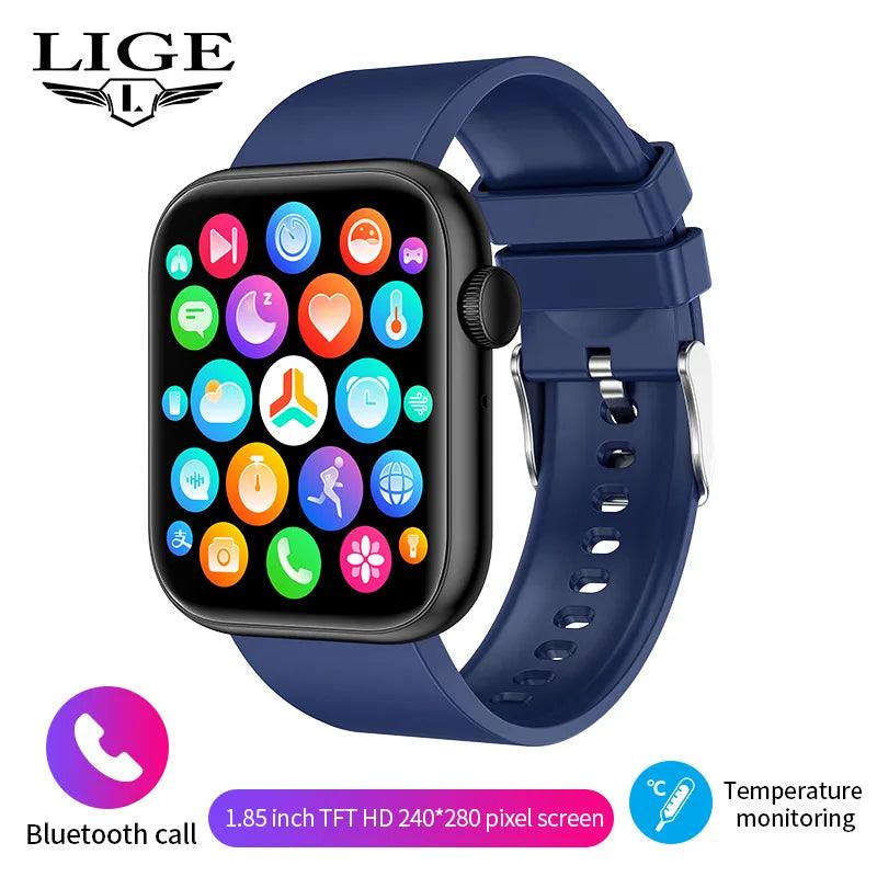 LIGE Women Smart Watch - Bluetooth Call Fitness Tracker with Body Temperature Monitor