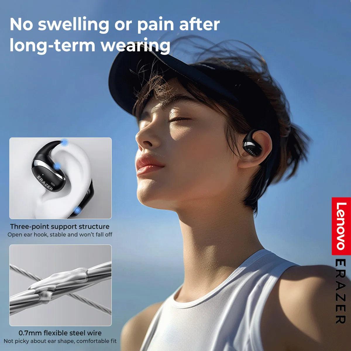 Lenovo ERAZER X9 Wireless Sports Earphones - Waterproof Open Ear Bluetooth Headphones