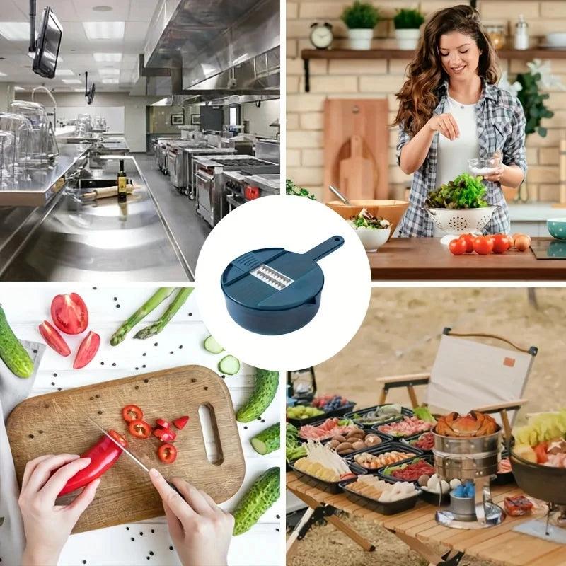 9-in-1 Vegetable Cutter - Multi-Functional Slicer  Grater Kitchen Tool