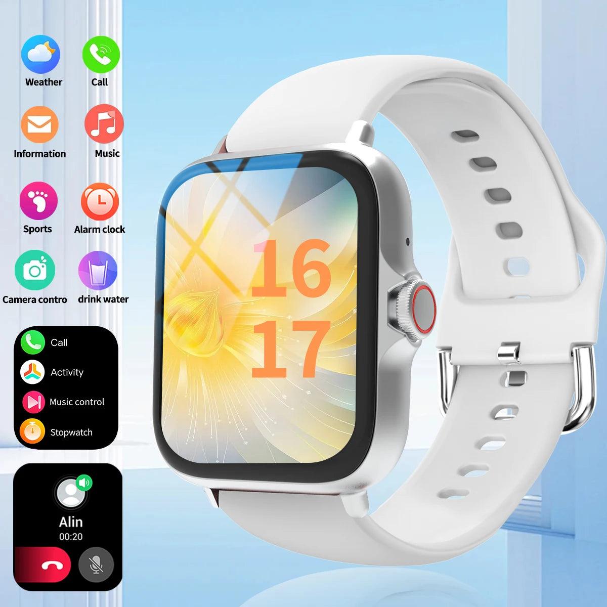 Multifunctional Outdoor Sports Smartwatch - Wireless Calling  Info Reminder