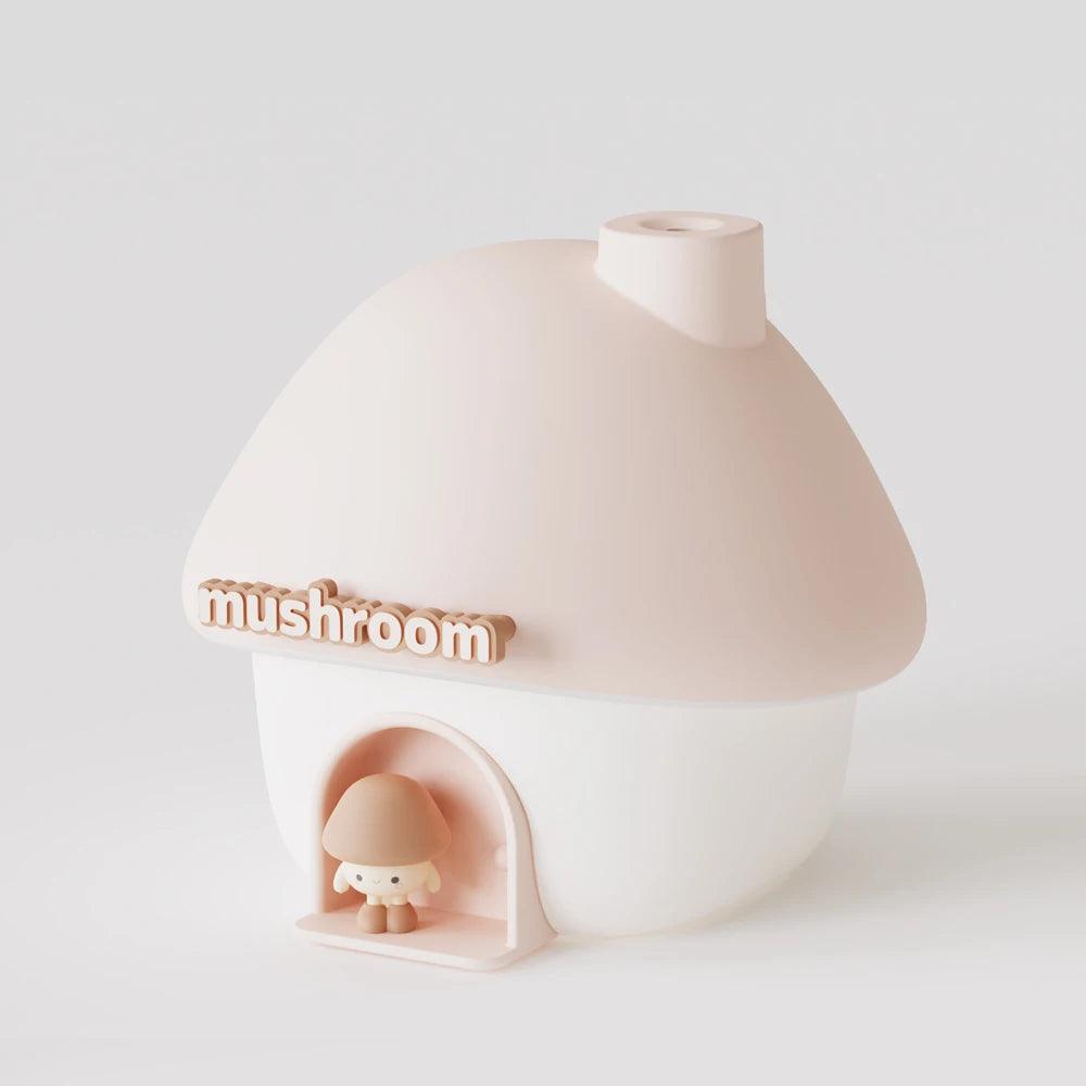 Colorful Mushroom House Humidifier - 300ml Mini Essential Oil Diffuser with Ultrasonic Technology - STOREBLITZ