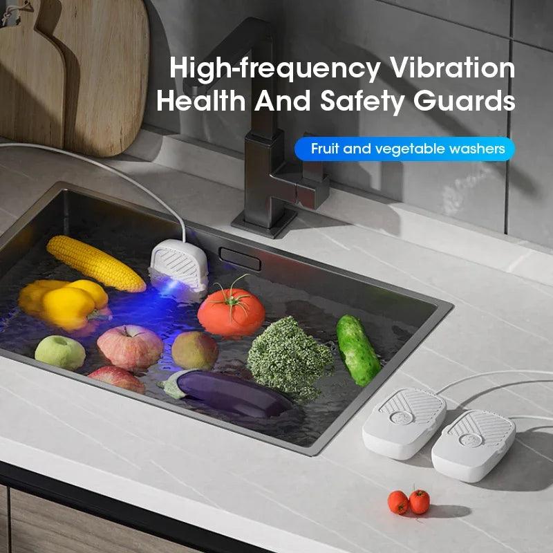 Ultrasonic Vegetable Washing Machine - Electric Fruit  Vegetable Cleaner for Home Use