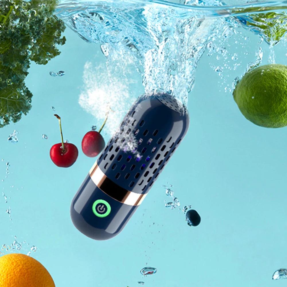 Portable Ultrasonic Vegetable and Fruit Cleaner - Wireless Kitchen Purifier