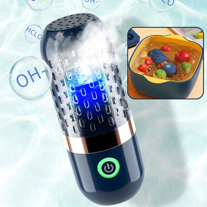 Portable Ultrasonic Vegetable and Fruit Cleaner - Wireless Kitchen Purifier - STOREBLITZ