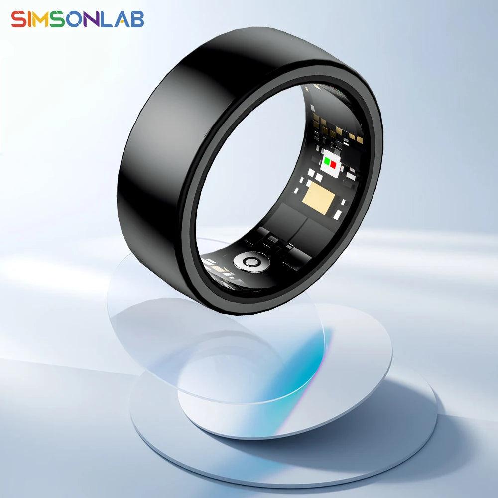 Smart Health Ring - Blood Pressure Sleep Monitor IP68 Waterproof Remote Exercise Care - STOREBLITZ