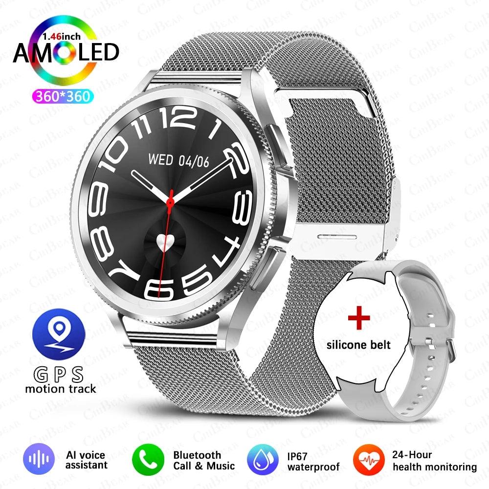 Samsung Galaxy Watch6 Classic - Waterproof GPS Smartwatch with Bluetooth Call  Health Tracking