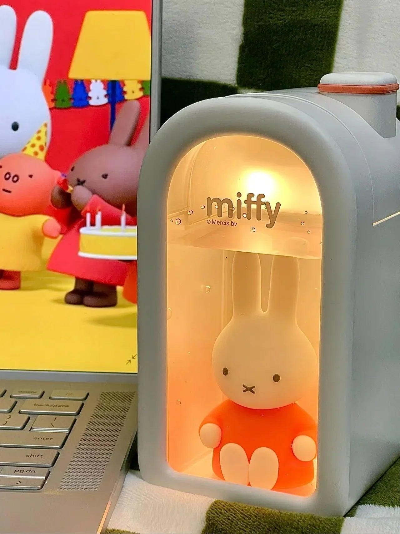 Miffy USB Portable Cool Mist Humidifier with Night Light - Cute Bedroom Gift