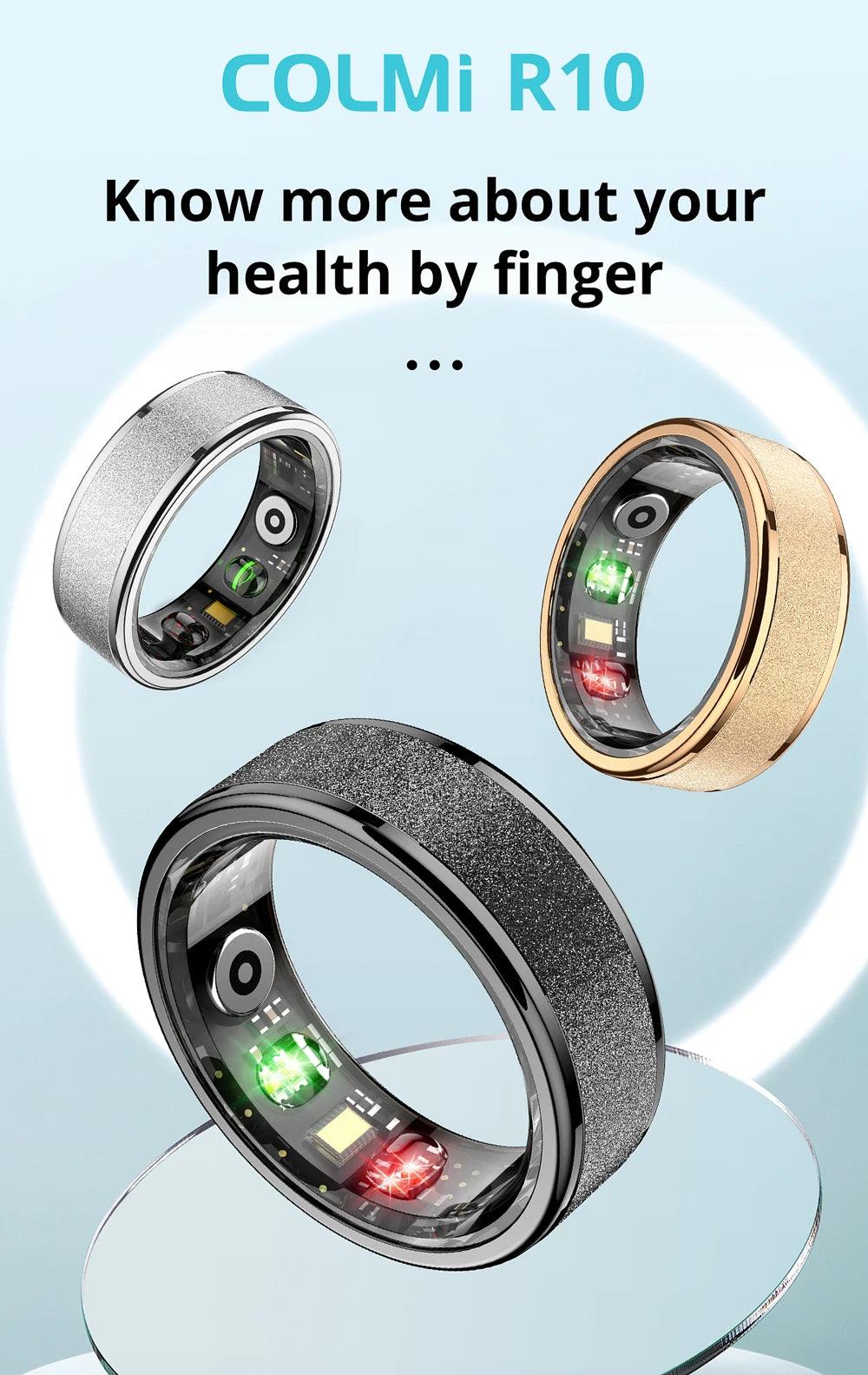 COLMI R10 Smart Ring - Health  Sleep Monitor 5ATM Waterproof Multi-Sport Mode