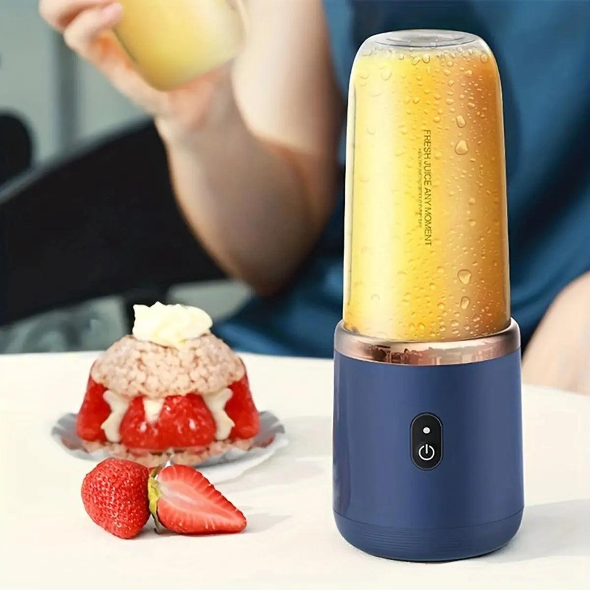 Portable Electric Blender - 6-Blade Juice  Smoothie Maker