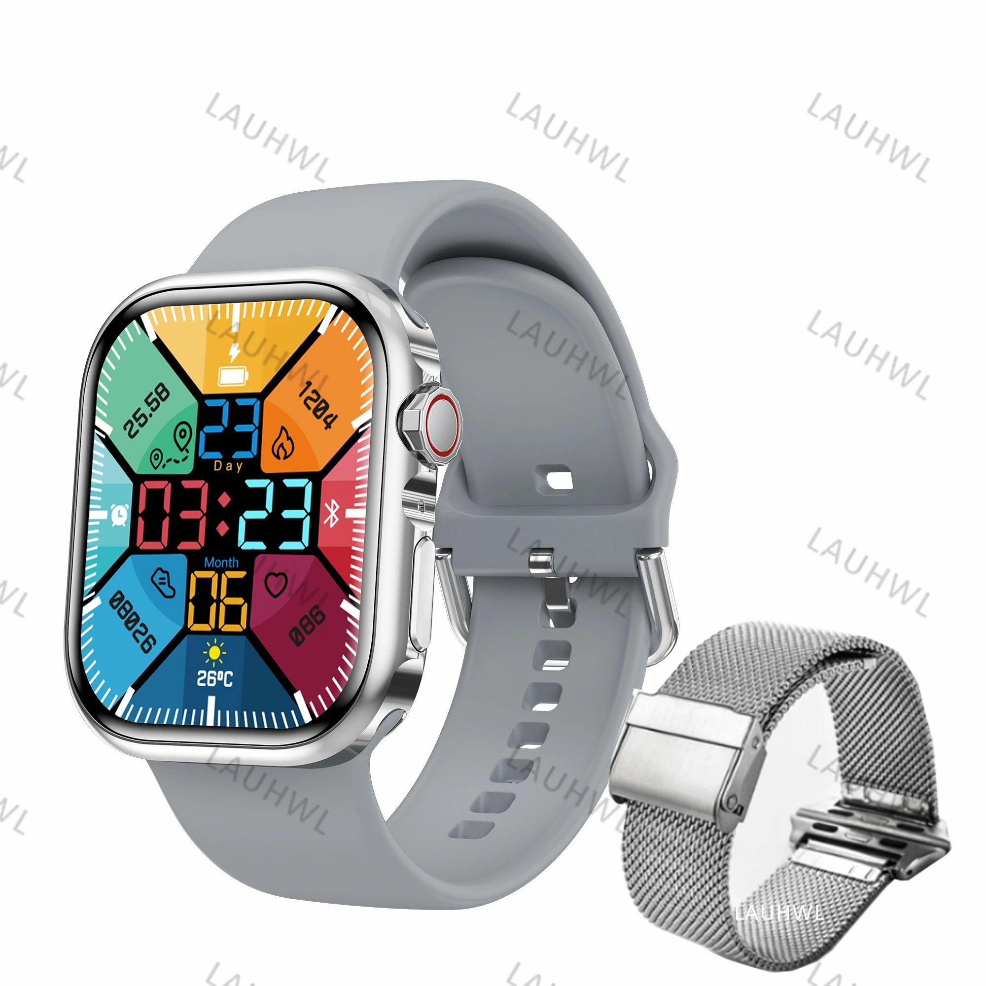 Smart Watch Series 9 - HD Fitness Tracker with Heart Rate  Blood Pressure Monitor