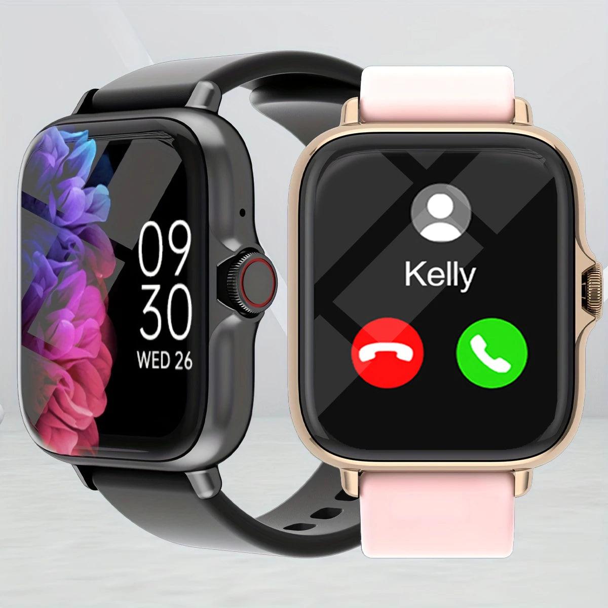 Smart Watch - Full Touch Screen with Call Message Sleep Monitor and Pedometer Features - STOREBLITZ