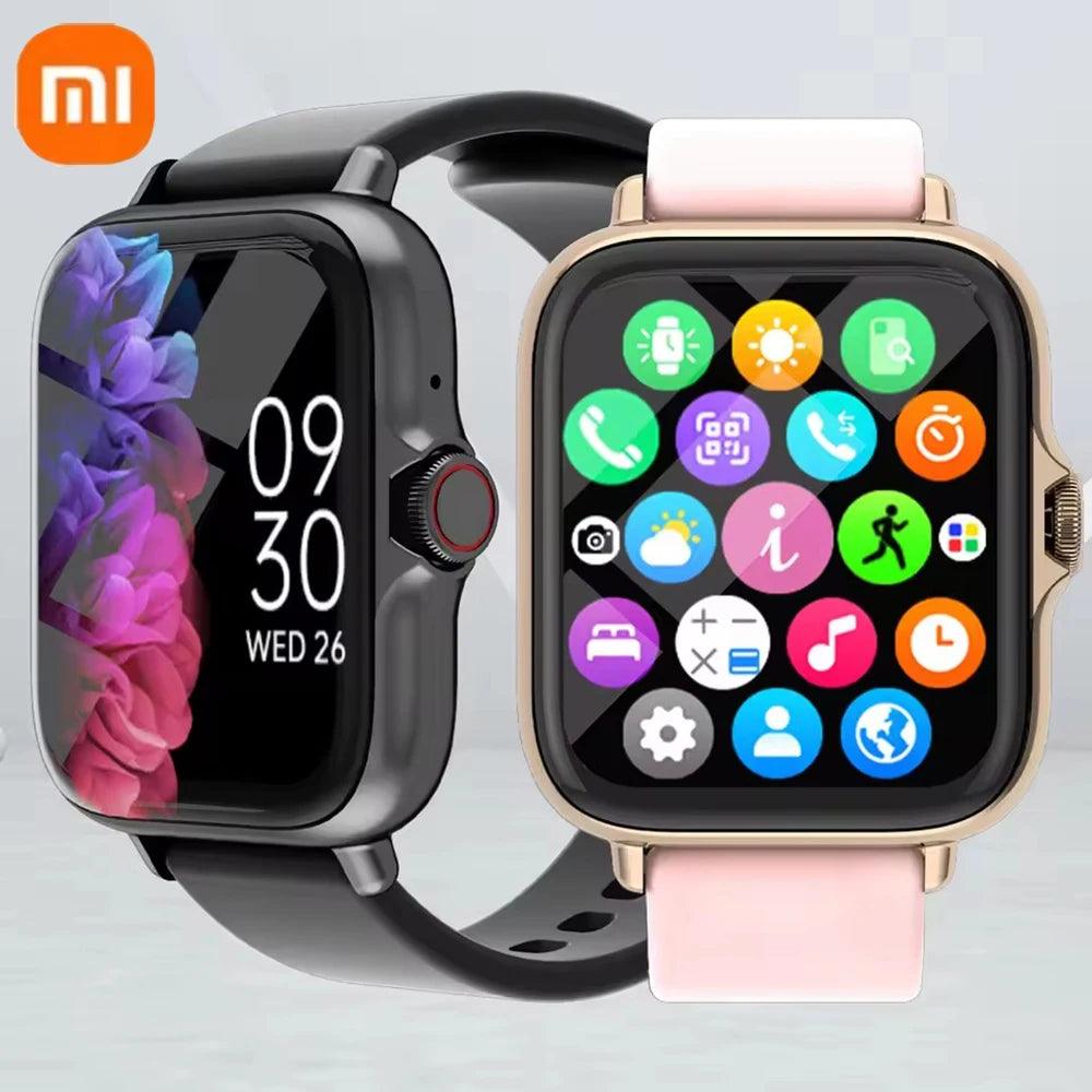 Waterproof Fitness Smart Watch with Call Message and Sleep Tracking for iPhone and Android