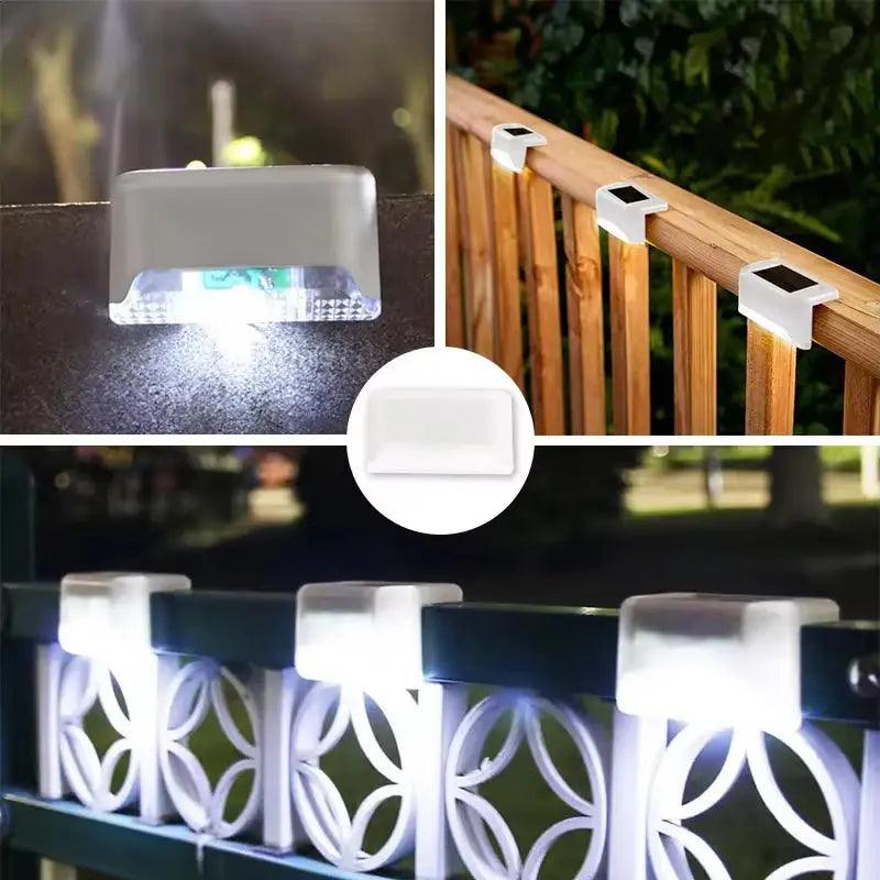 Lampe solaire à LED pour marches | Éclairage de chemin de jardin extérieur étanche 