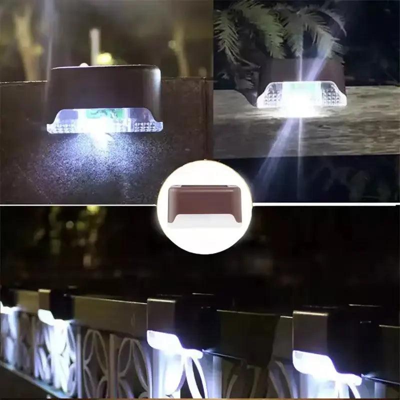 Solar LED Step Light | Waterproof Outdoor Garden Path Illumination