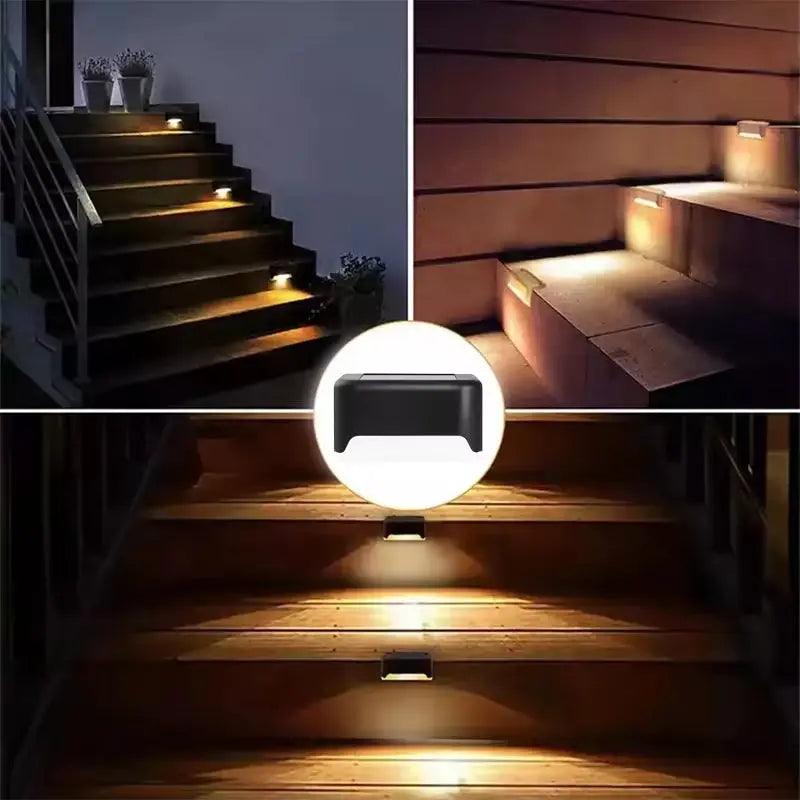 Solar LED Step Light | Waterproof Outdoor Garden Path Illumination