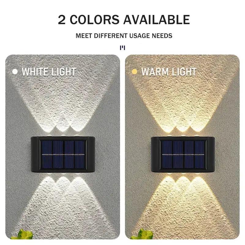 Solar Wall Light | Outdoor Waterproof Up-Down Garden Illumination