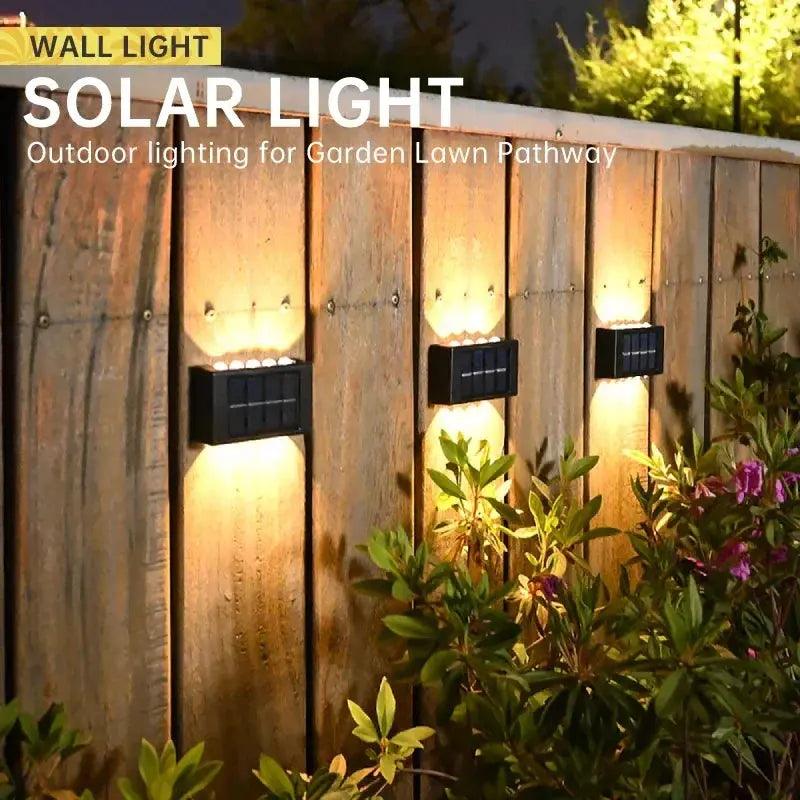 Solar Wall Light | Outdoor Waterproof Up-Down Garden Illumination