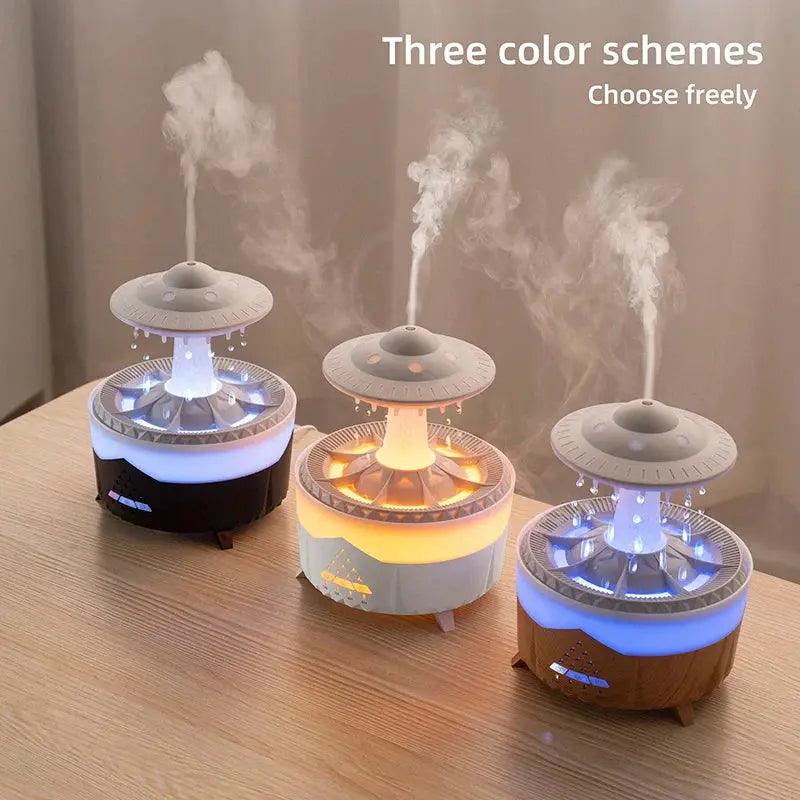 UFO Raindrop Humidifier - USB Essential Oil Aroma Diffuser for Home Decor