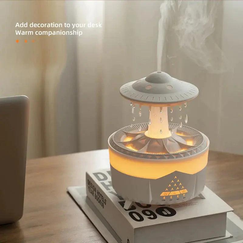 UFO Raindrop Humidifier - USB Essential Oil Aroma Diffuser for Home Decor