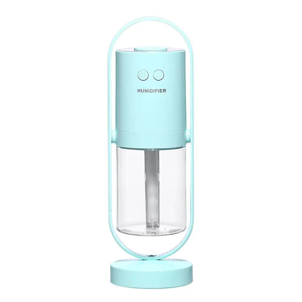 USB Air Humidifier with Night Light Projection - Ultrasonic Mini Mist Maker for Home  Office