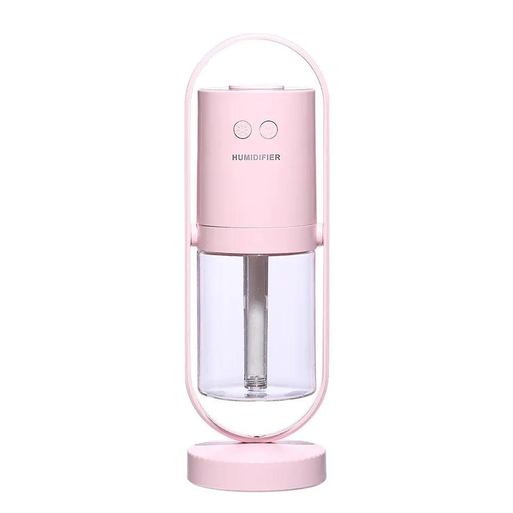 USB Air Humidifier with Night Light Projection - Ultrasonic Mini Mist Maker for Home  Office