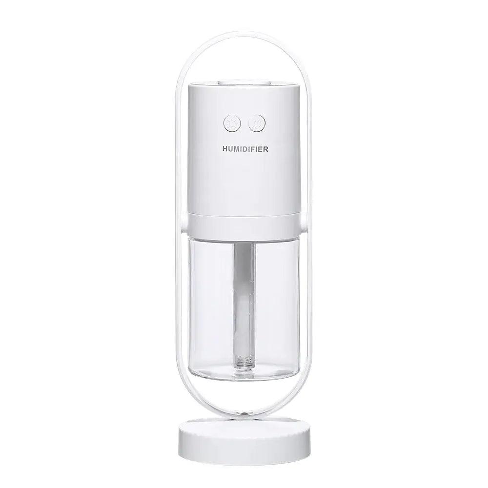 USB Air Humidifier with Night Light Projection - Ultrasonic Mini Mist Maker for Home  Office