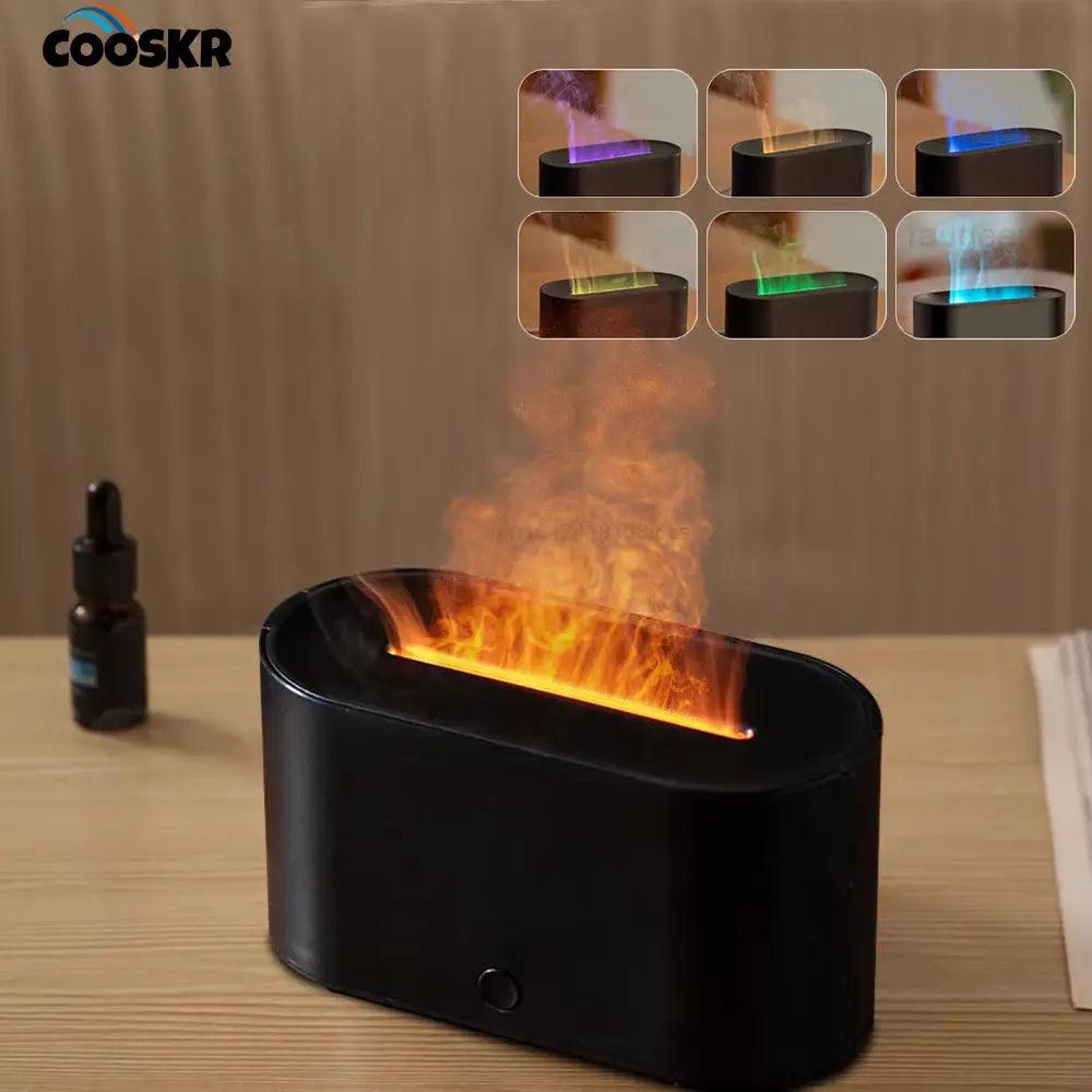 USB Aroma Diffuser Humidifier with Colorful Night Light for Home and Bedroom