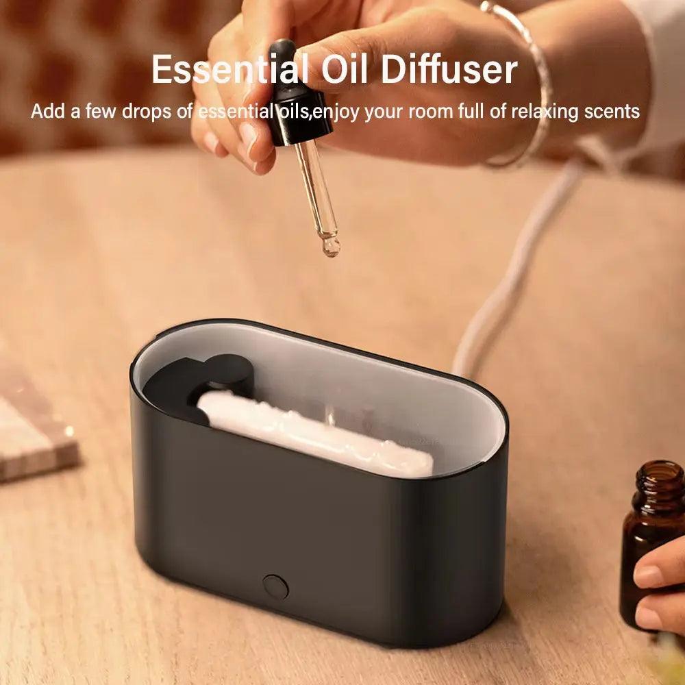 USB Aroma Diffuser Humidifier with Colorful Night Light for Home and Bedroom