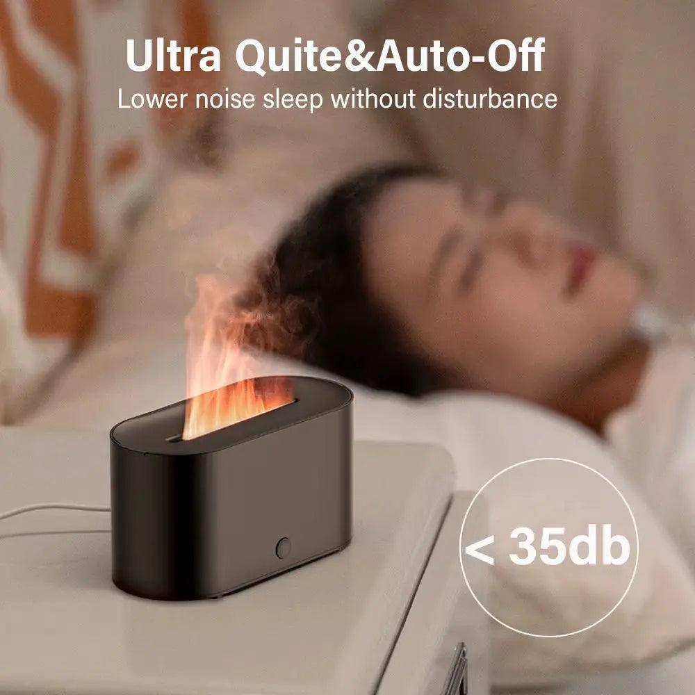 USB-Aroma-Diffusor-Luftbefeuchter mit buntem Nachtlicht für Zuhause und Schlafzimmer