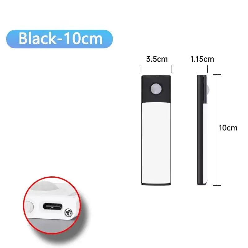 USB Motion Sensor LED Cabinet Light | 20-60cm Rechargeable Lamp