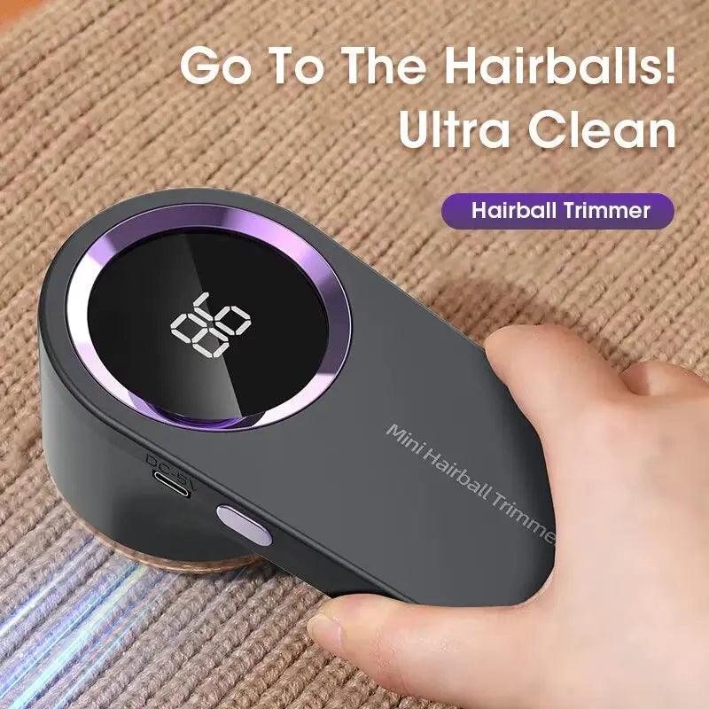 USB Rechargeable Lint Remover | Electric Fabric Shaver with LED Display