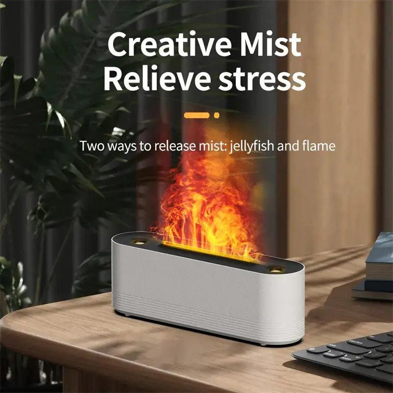 Ultrasonic Aroma Diffuser - 7-Colors LED Humidifier for Home  Office