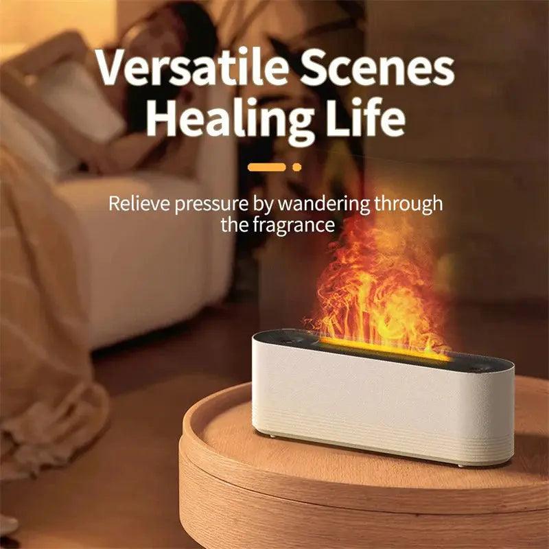 Ultrasonic Aroma Diffuser - 7-Colors LED Humidifier for Home  Office