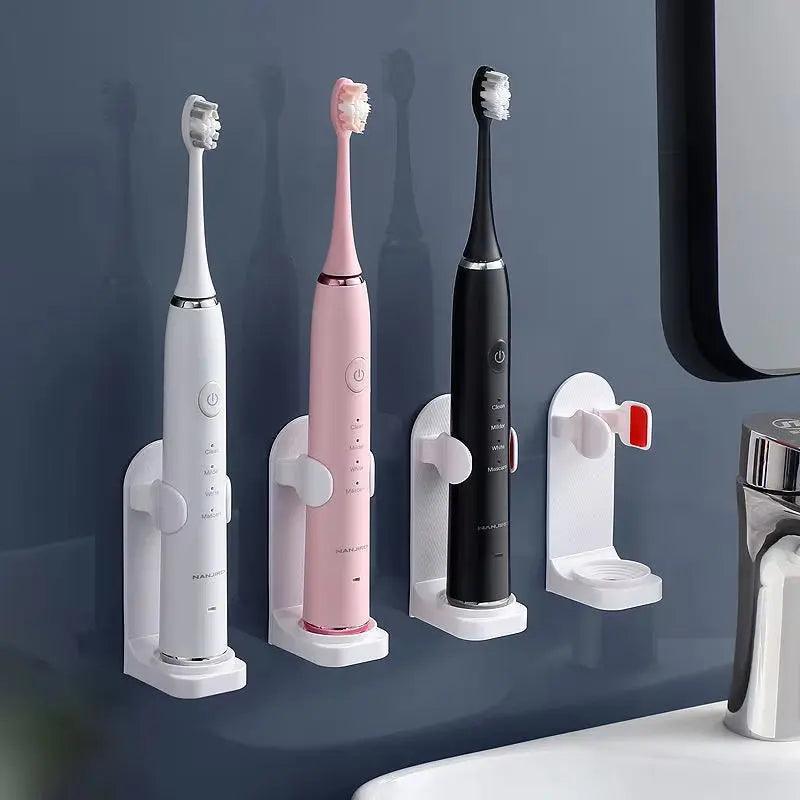 Universal Adjustable Toothbrush Holder | Wall-Mounted Electric Toothbrush Base