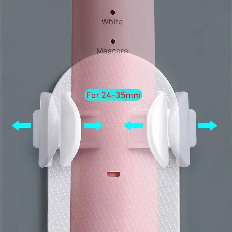 Universell verstellbarer Zahnbürstenhalter | Wandmontierte Basis für elektrische Zahnbürsten