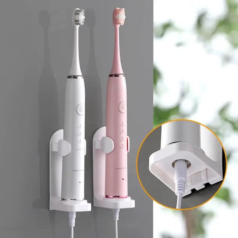 Universal Adjustable Toothbrush Holder | Wall-Mounted Electric Toothbrush Base