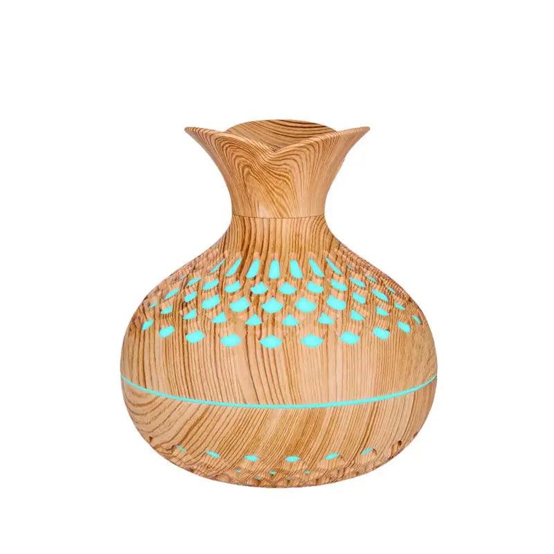 Wood Grain USB Air Humidifier - Ultrasonic Essential Oil Diffuser Room Fragrance Purifier - STOREBLITZ