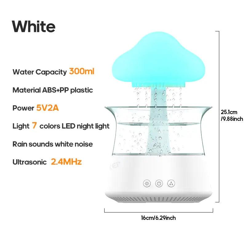 Humidificateur USB à double jet Xiaomi 6,8 L | Diffuseur de veilleuse de grande capacité