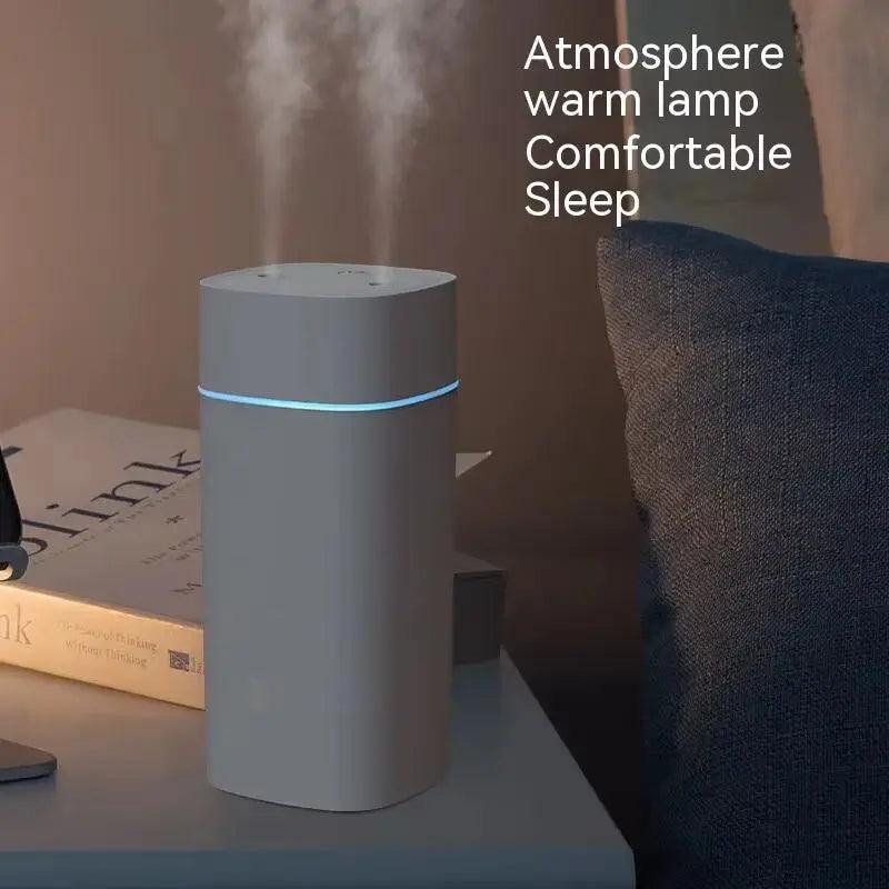 Humidificateur USB à double bec Xiaomi 600 ML | Diffuseur d'huiles essentielles silencieux pour la maison et la voiture