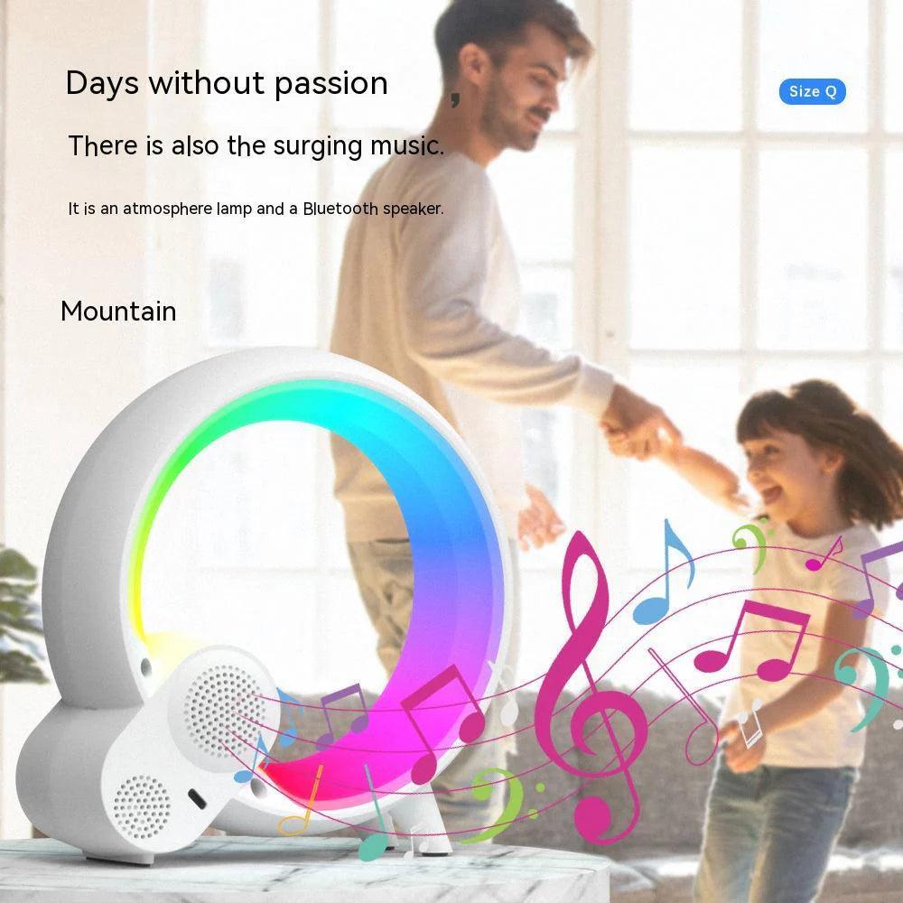 Analog Sunrise Alarm Clock with Bluetooth Audio  Colorful Atmosphere Light