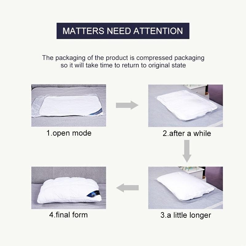 Hypoallergenic Queen Bed Pillows - Soft Down Alternative for All Sleep Positions