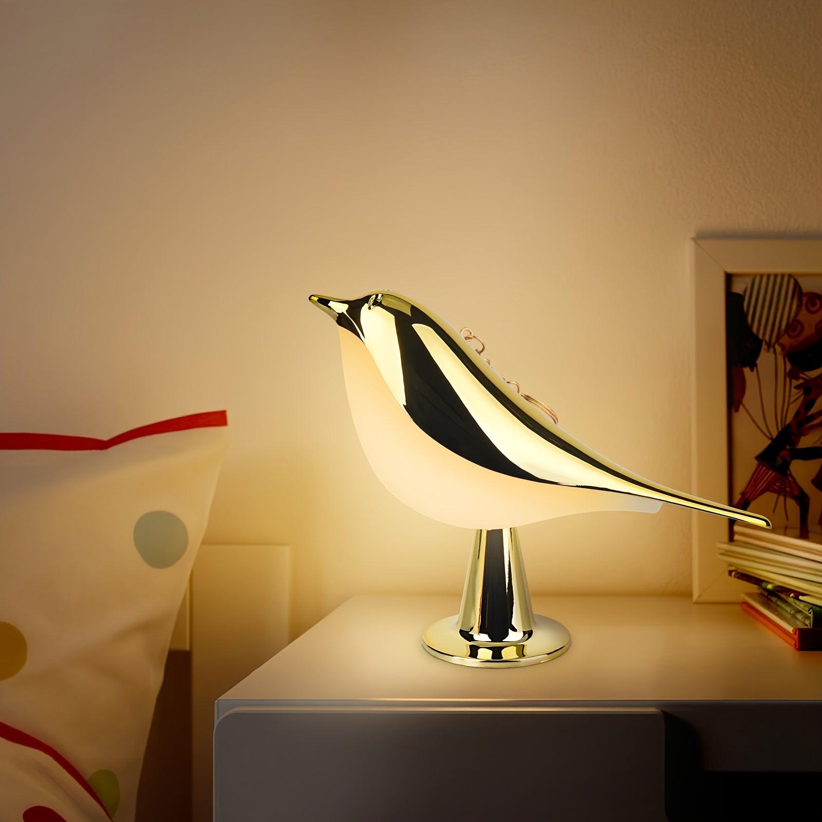 Dimmable Bird Touch Lamp - Cordless Aroma Diffuser Night Light