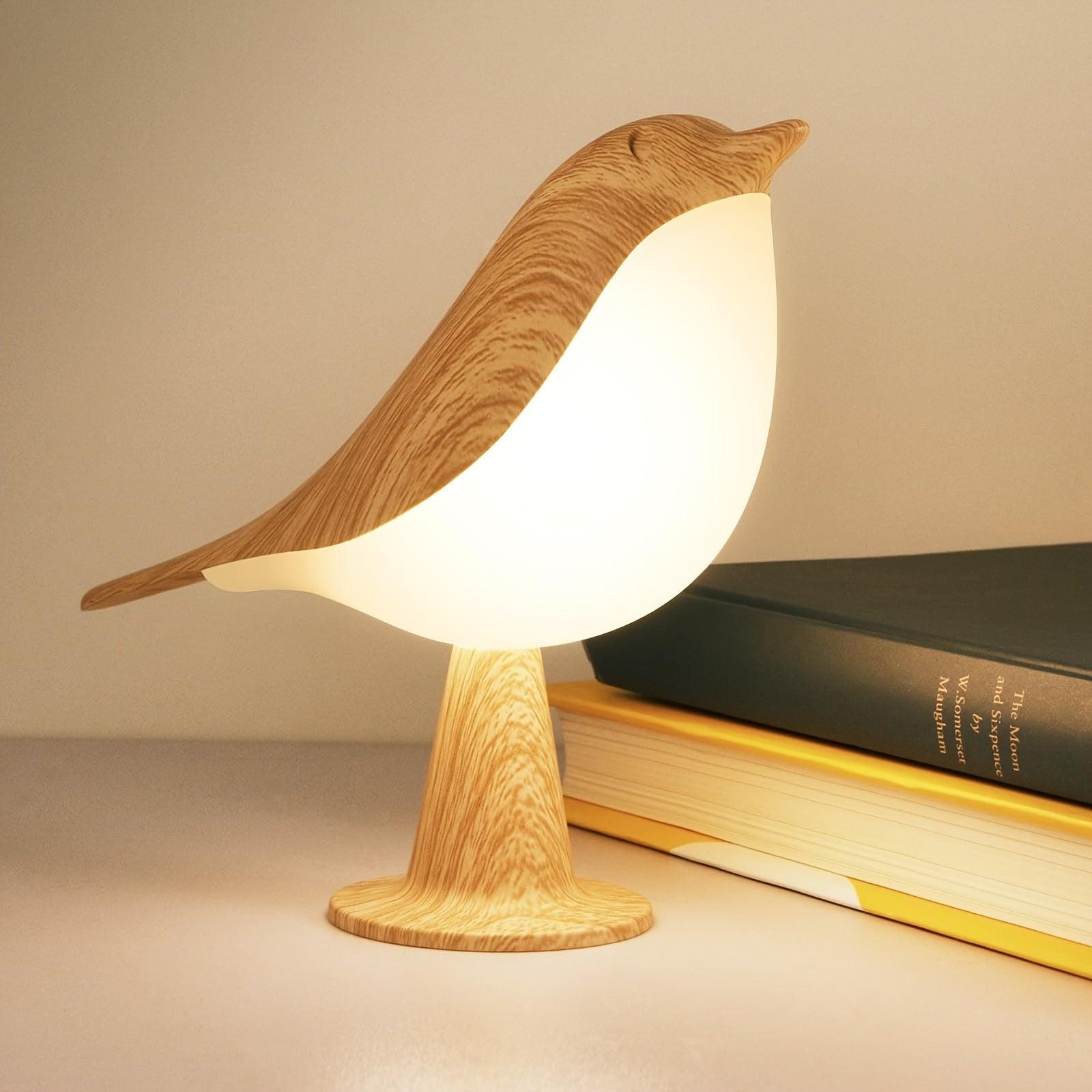 Dimmable Bird Touch Lamp - Cordless Aroma Diffuser Night Light - STOREBLITZ