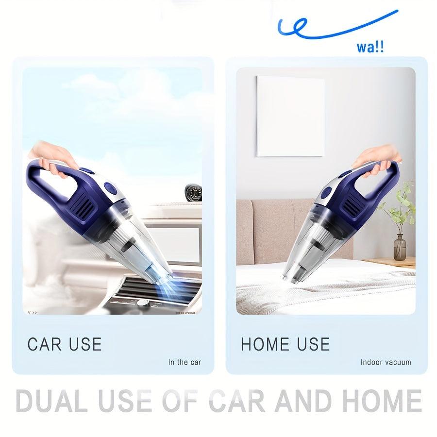 Portable Mini Wireless Handheld Vacuum Cleaner with Powerful Suction for Car  Home