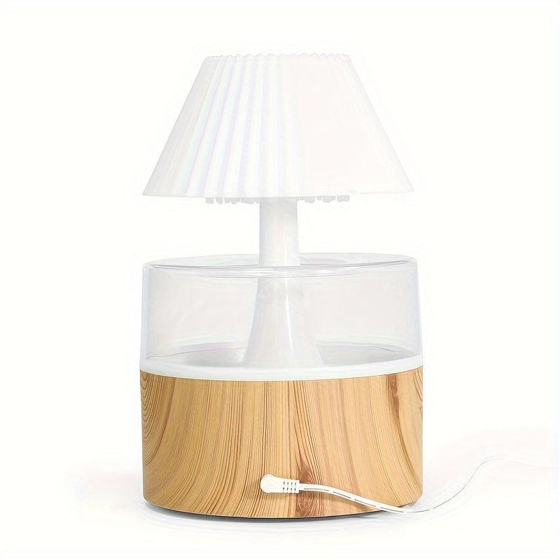 Color Changing Mushroom Aroma Diffuser  Humidifier with Rain Sound for Sleep