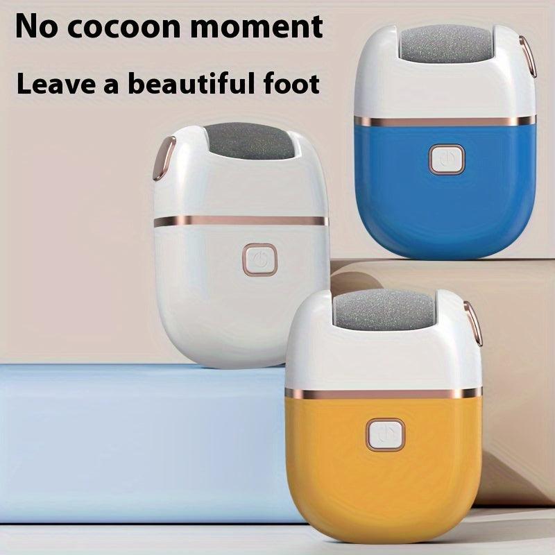 Foot Scraper with 3 Replacement Heads - 2-Speed Integrated Design